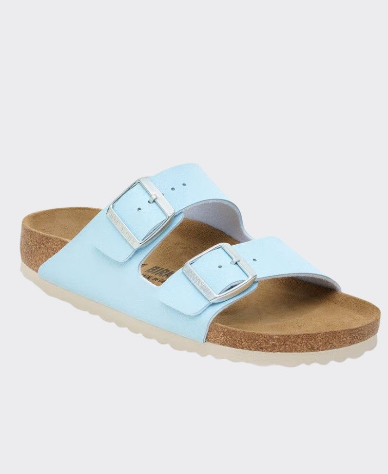 Birkenstock Arizona Birkibuc Finished Sky Regular - Finished Sky