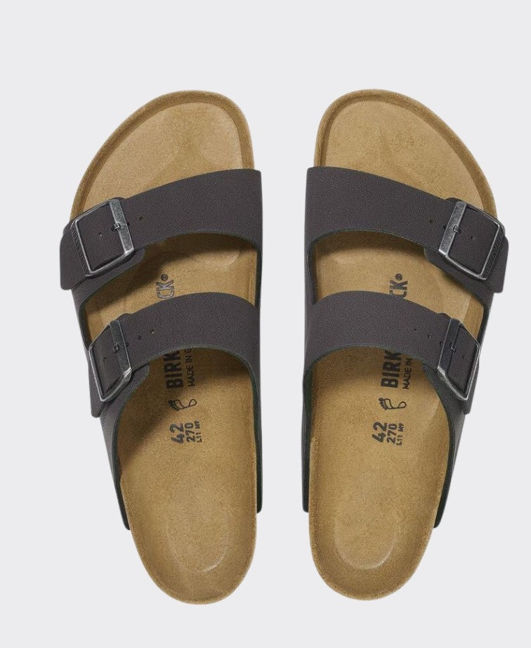 Birkenstock Arizona Birkibuc Velvet Grey Regular - Velvet Grey
