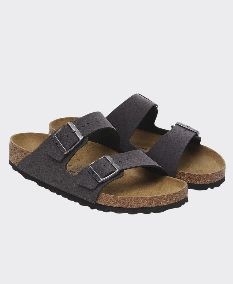 Birkenstock Arizona Birkibuc Velvet Grey Regular - Velvet Grey