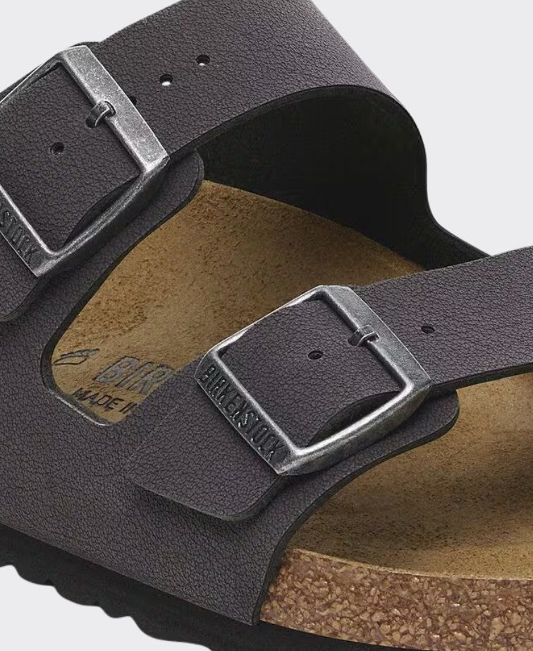 Birkenstock Arizona Birkibuc Velvet Grey Regular - Velvet Grey