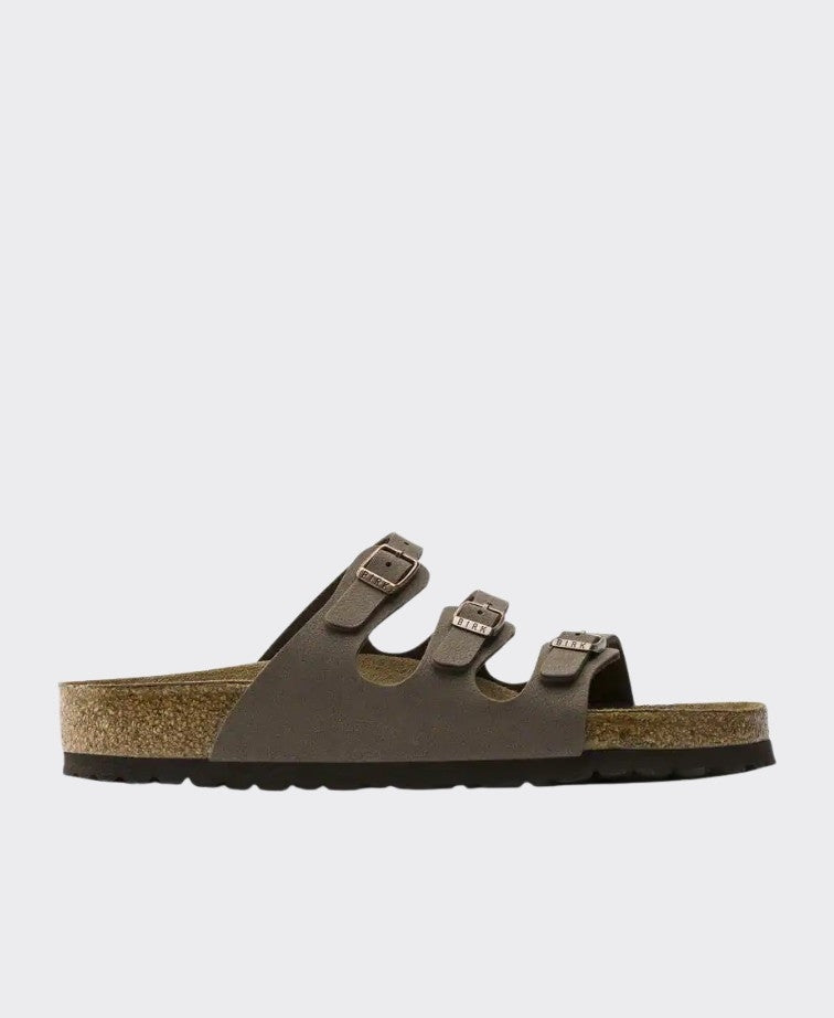 Birkenstock Florida SFB Birkibuc Mocha Regular - Mocha