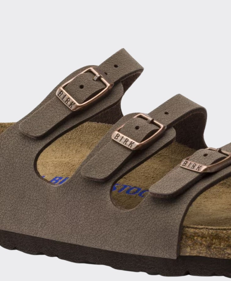 Birkenstock Florida SFB Birkibuc Mocha Regular - Mocha