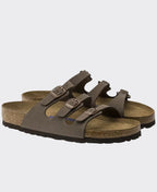 Birkenstock Florida SFB Birkibuc Mocha Regular - Mocha