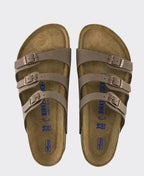 Birkenstock Florida SFB Birkibuc Mocha Regular - Mocha