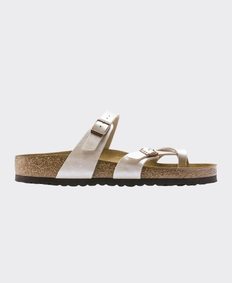 Birkenstock Mayari Birko-Flor Graceful Pearl White Regular - Pearl White