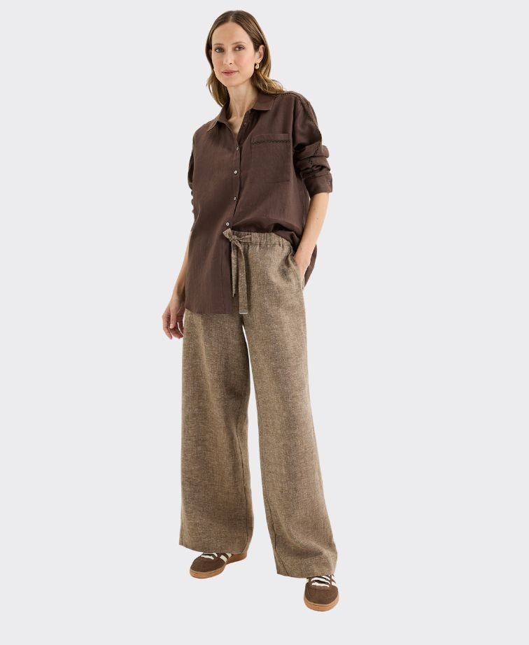 Yarra Trail Shirt Tirari - Espresso