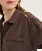 Yarra Trail Shirt Tirari - Espresso
