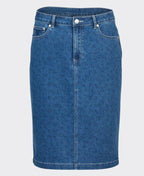 Vassalli Skirt Denim Printed - Kansas