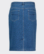 Vassalli Skirt Denim Printed - Kansas