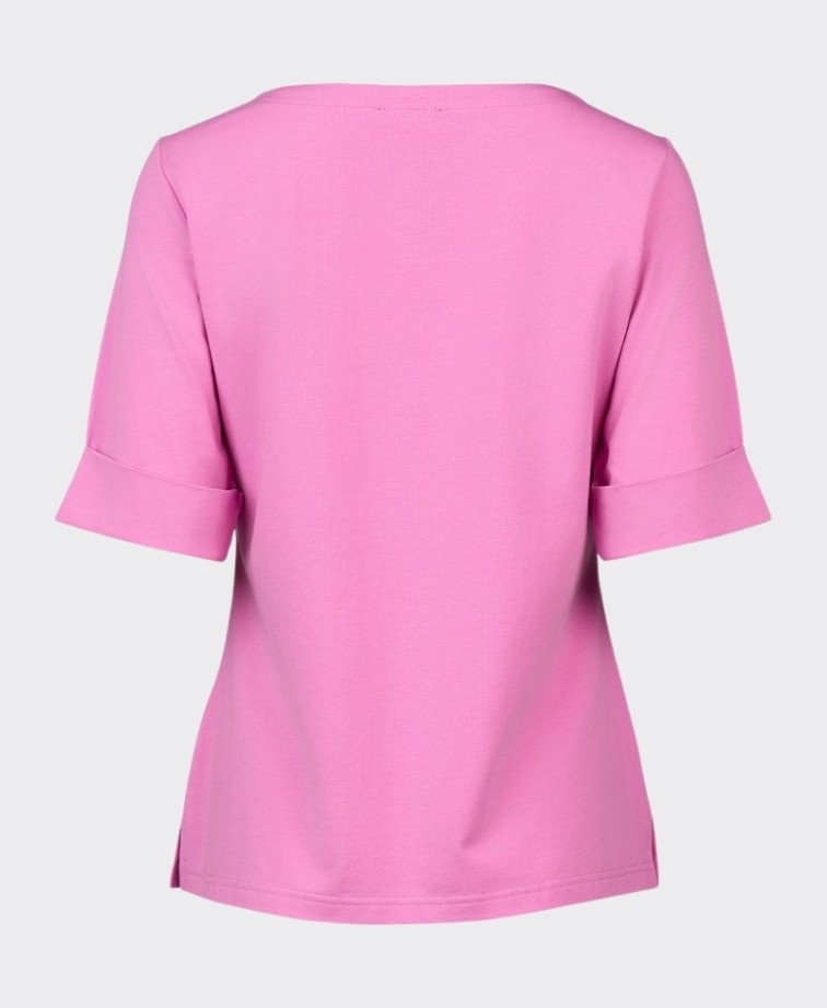 Vassalli Tee Boat Neck - Orchid