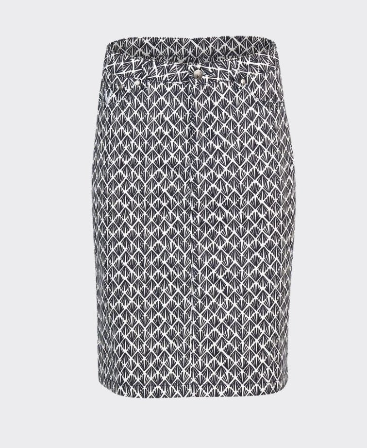 Vassalli Skirt Lightweight Printed - Fan