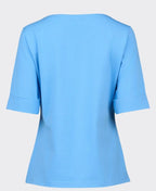 Vassalli Tee V Neck - Sky