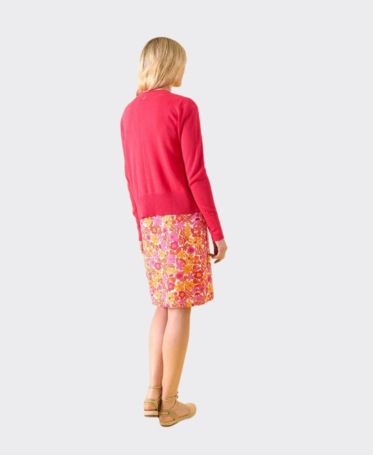 Charlie Jane Cardigan Hagley - Raspberry
