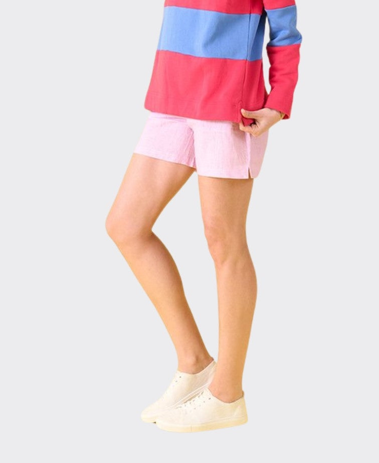 Charlie Jane Short Otara Stripe - Pink Stripe