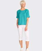 Esplanade Pant 3/4 Cotton/Nylon - White