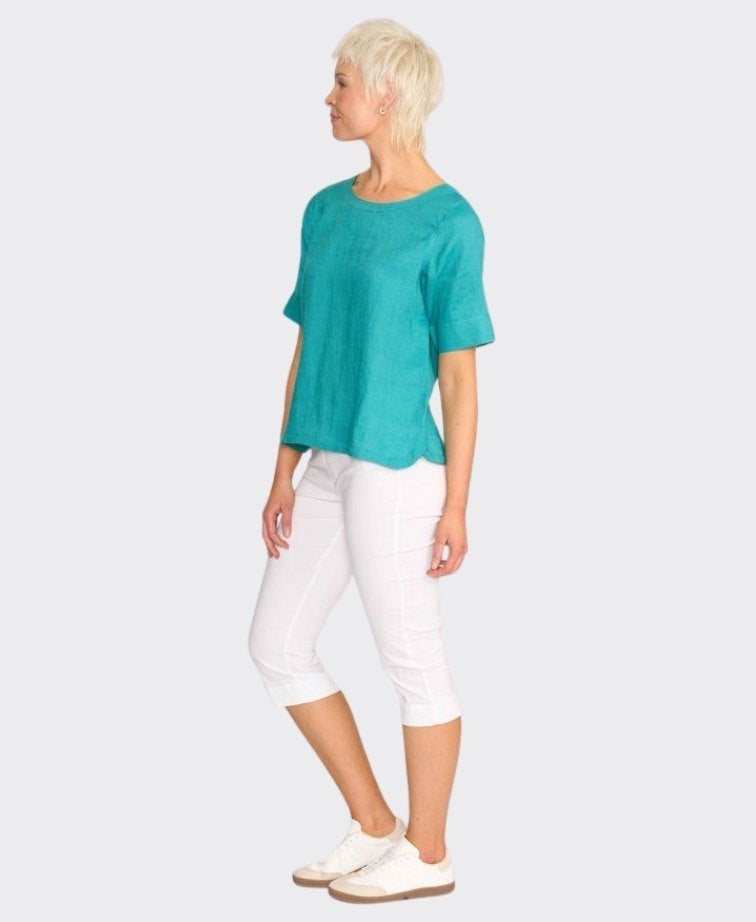Esplanade Pant 3/4 Cotton/Nylon - White