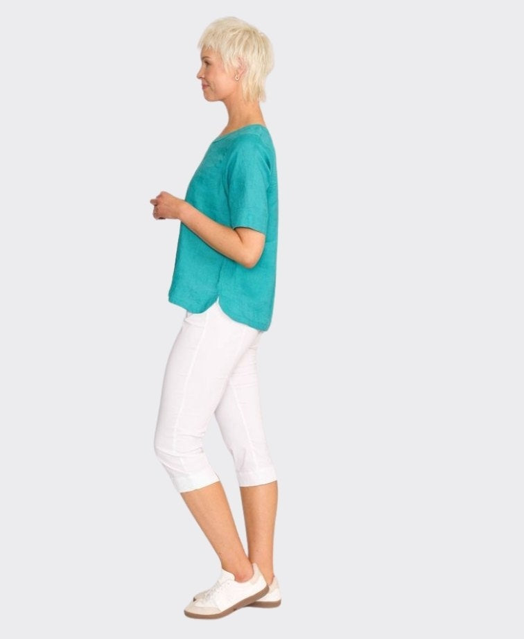Esplanade Pant 3/4 Cotton/Nylon - White