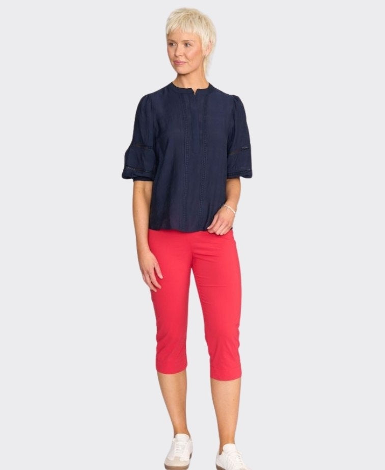 Esplanade Pant 3/4 Cotton/Nylon - Poppy