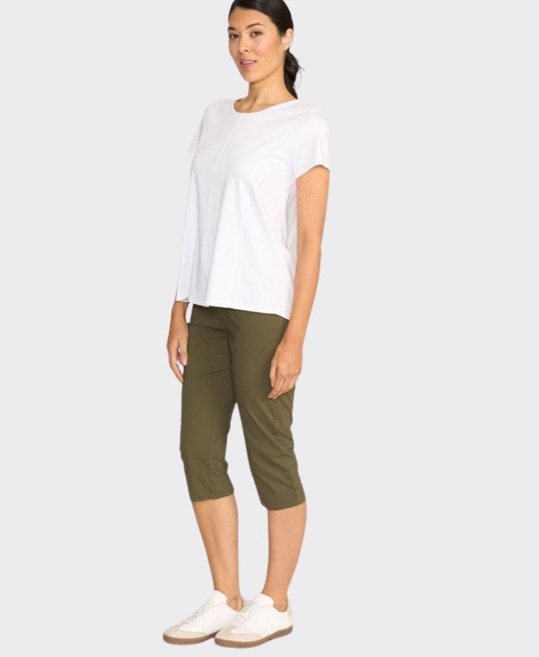 Esplanade Pant 3/4 Cotton/Nylon - Kelp