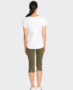 Esplanade Pant 3/4 Cotton/Nylon - Kelp