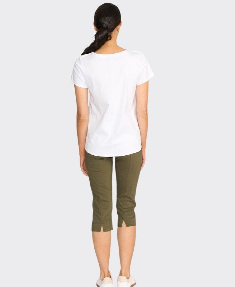 Esplanade Pant 3/4 Cotton/Nylon - Kelp