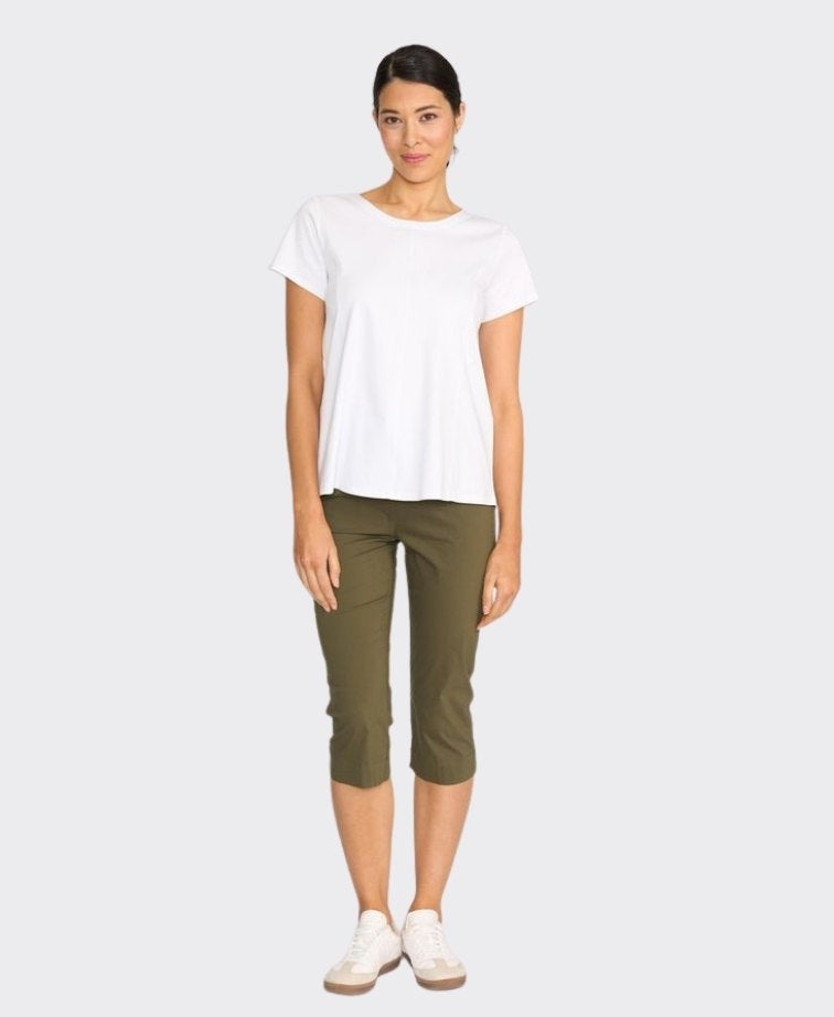 Esplanade Pant 3/4 Cotton/Nylon - Kelp