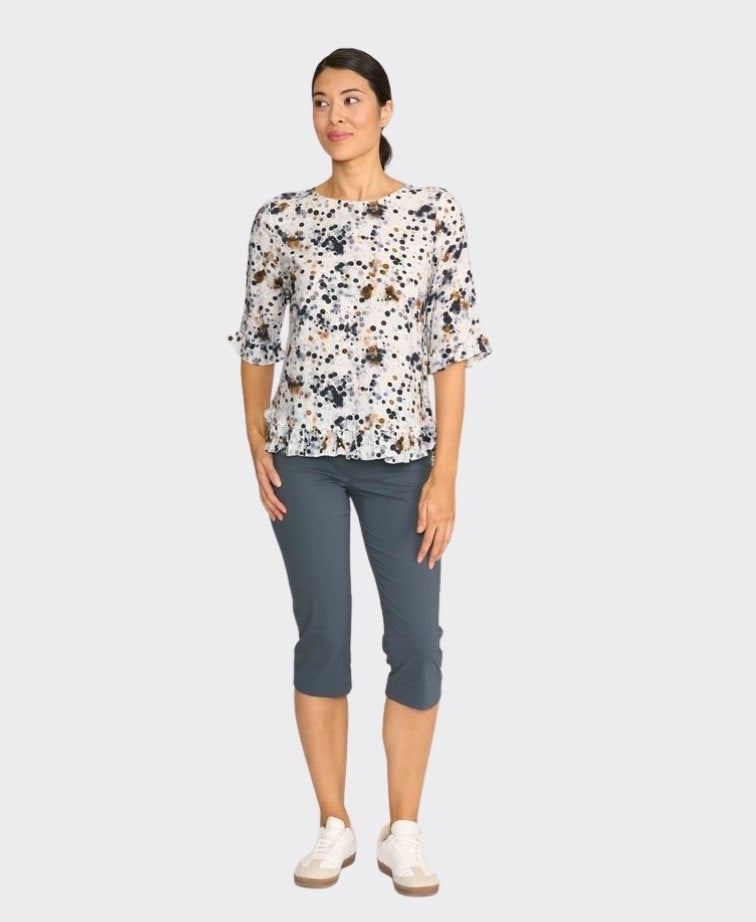 Esplanade Pant 3/4 Cotton/Nylon - Basalt