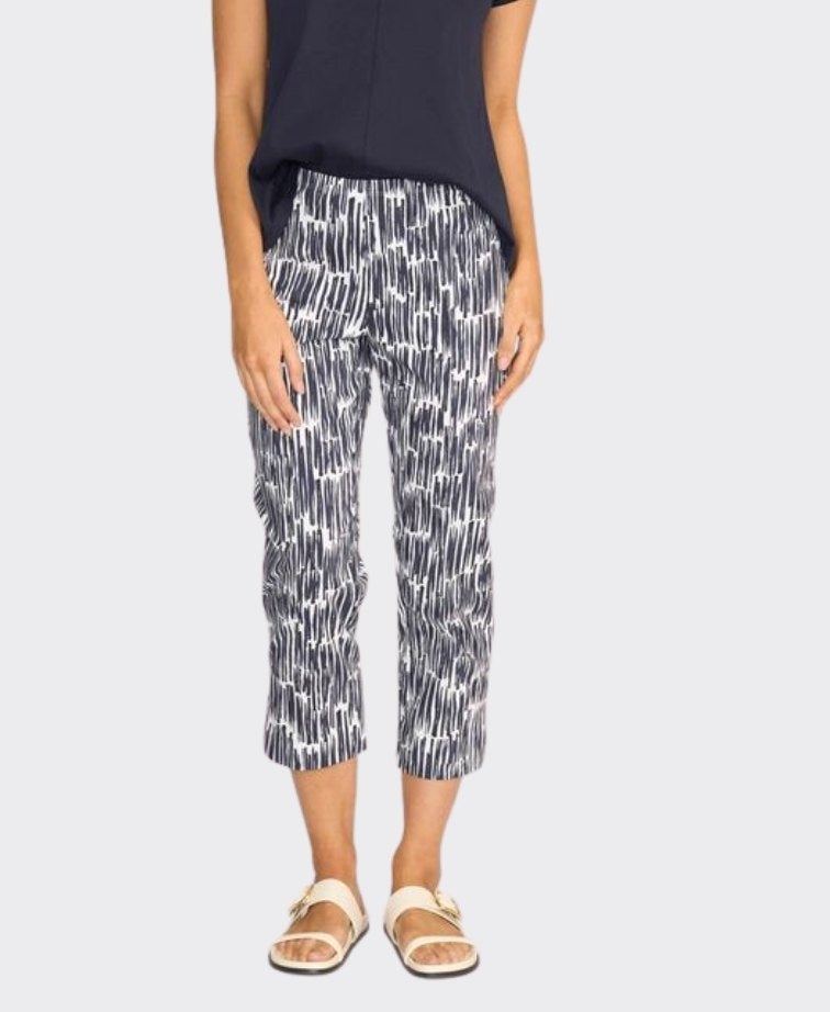 Esplanade Pant 7/8 Cotton/Nylon Printed - Code