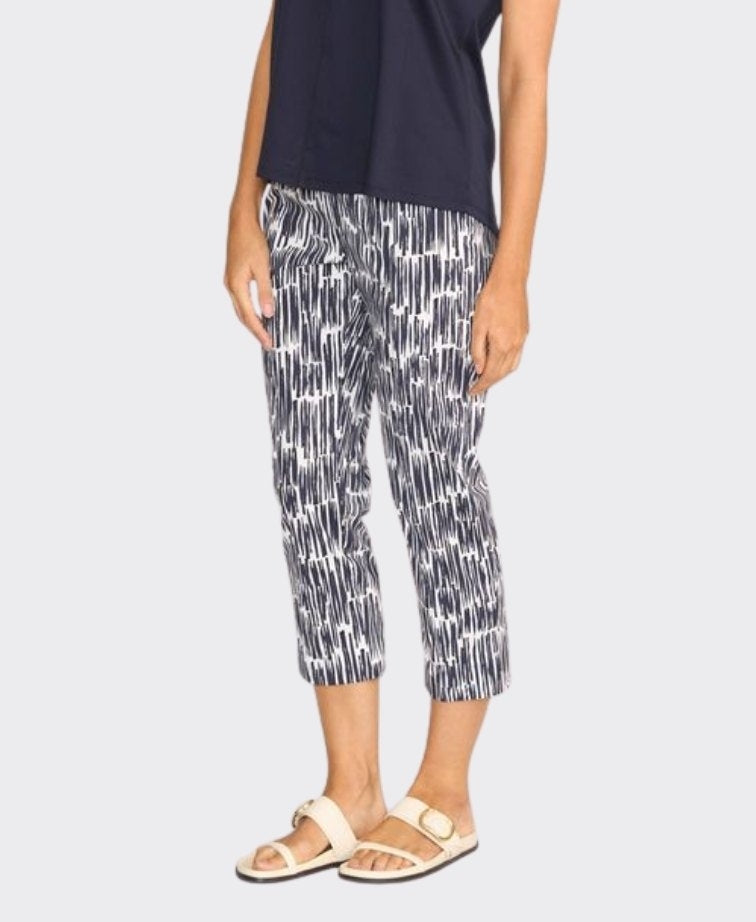 Esplanade Pant 7/8 Cotton/Nylon Printed - Code