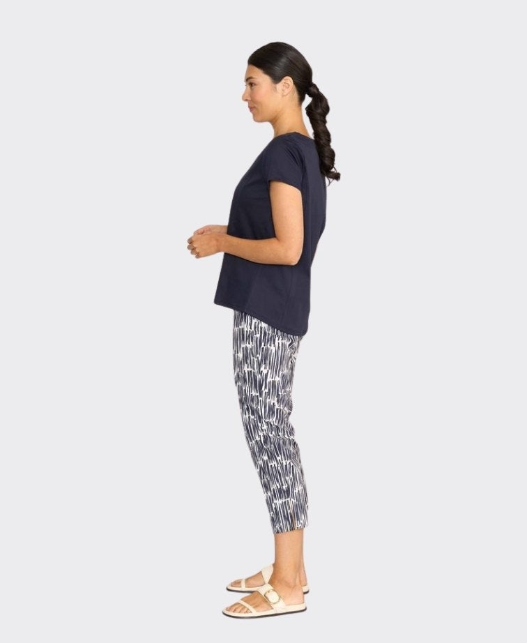 Esplanade Pant 7/8 Cotton/Nylon Printed - Code