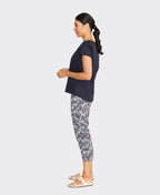 Esplanade Pant 7/8 Cotton/Nylon Printed - Code