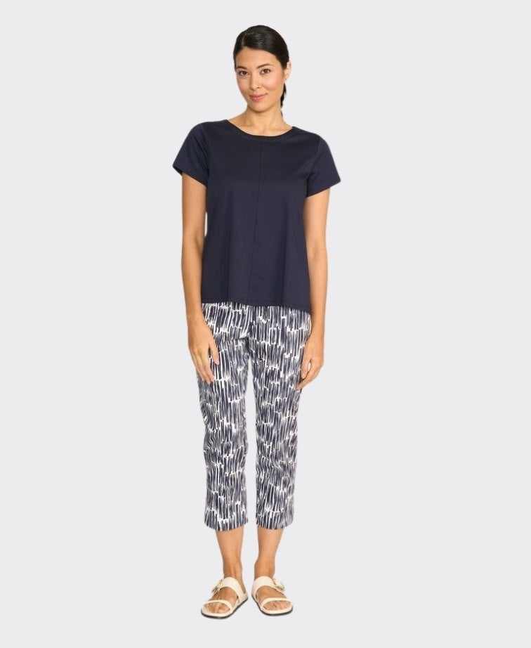 Esplanade Pant 7/8 Cotton/Nylon Printed - Code