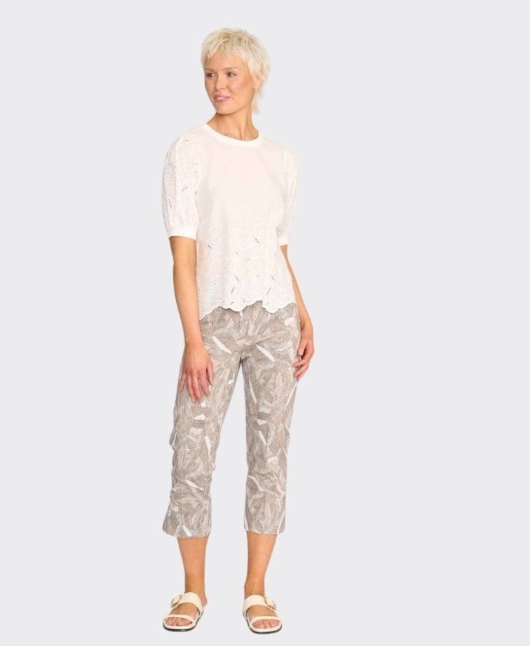 Esplanade Pant 7/8 Cotton/Nylon Printed - Canopy