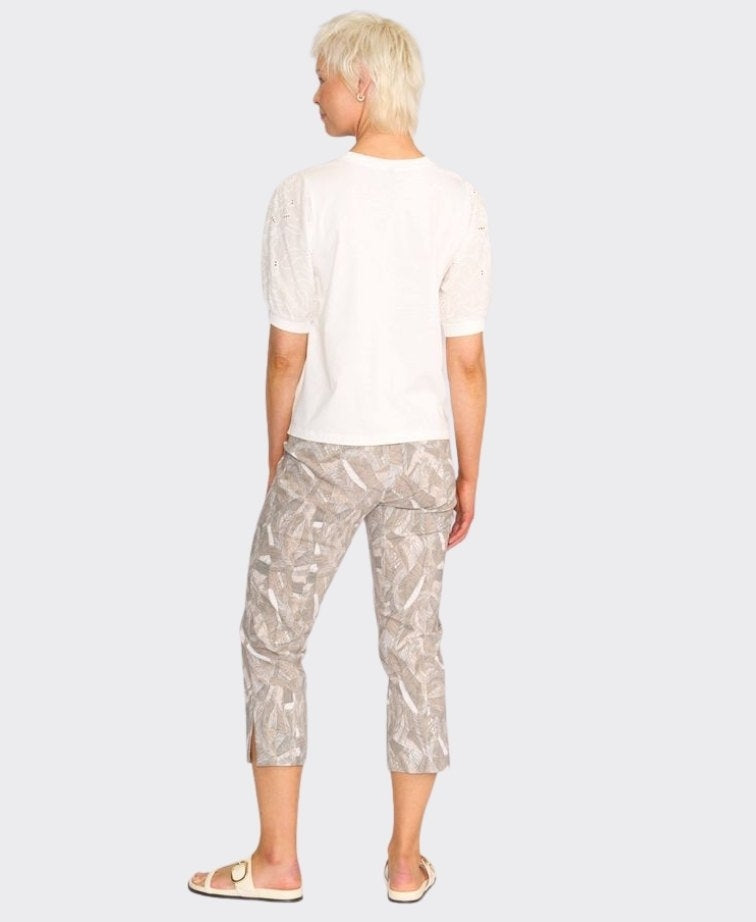 Esplanade Pant 7/8 Cotton/Nylon Printed - Canopy