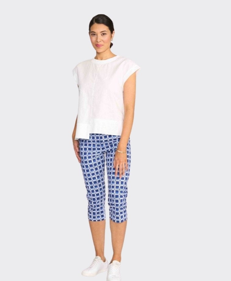 Esplanade Pant 7/8 Cotton/Nylon Printed - Block Buster