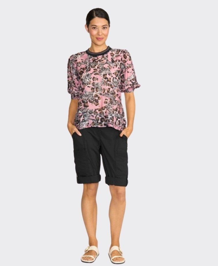 Esplanade Shorts Cargo Cotton/Nylon - Black