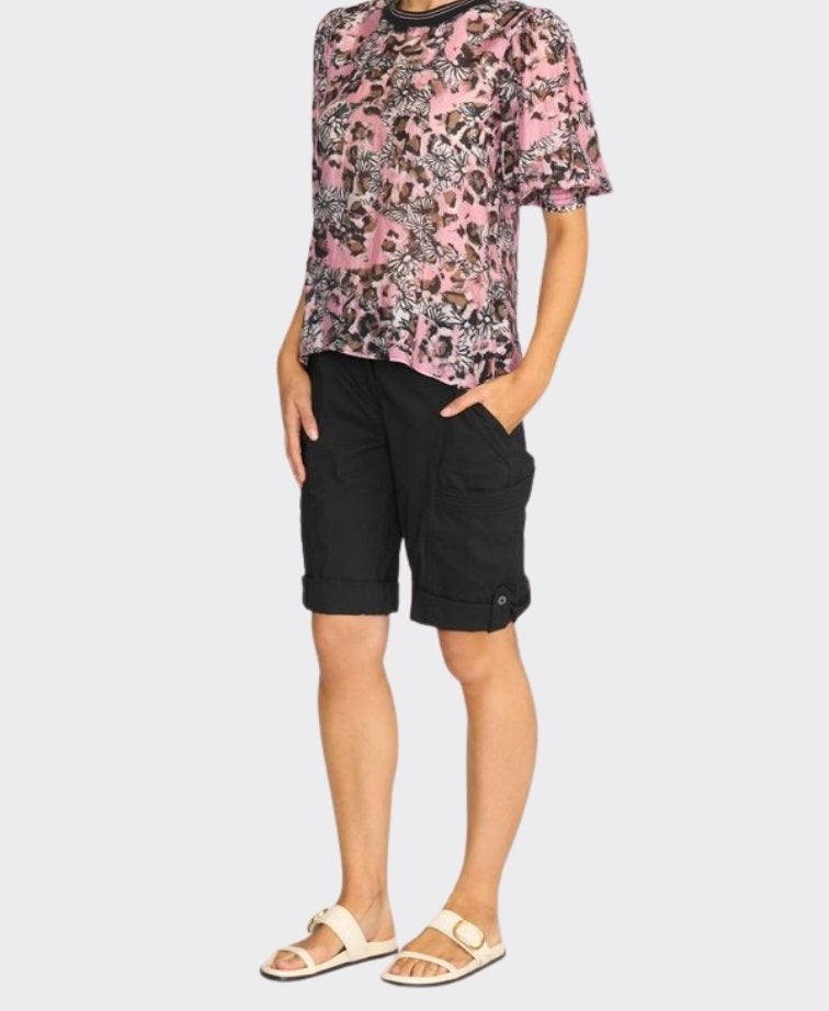 Esplanade Shorts Cargo Cotton/Nylon - Black