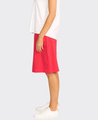 Esplanade Skirt Classic Pull On Cotton/Nylon - Poppy