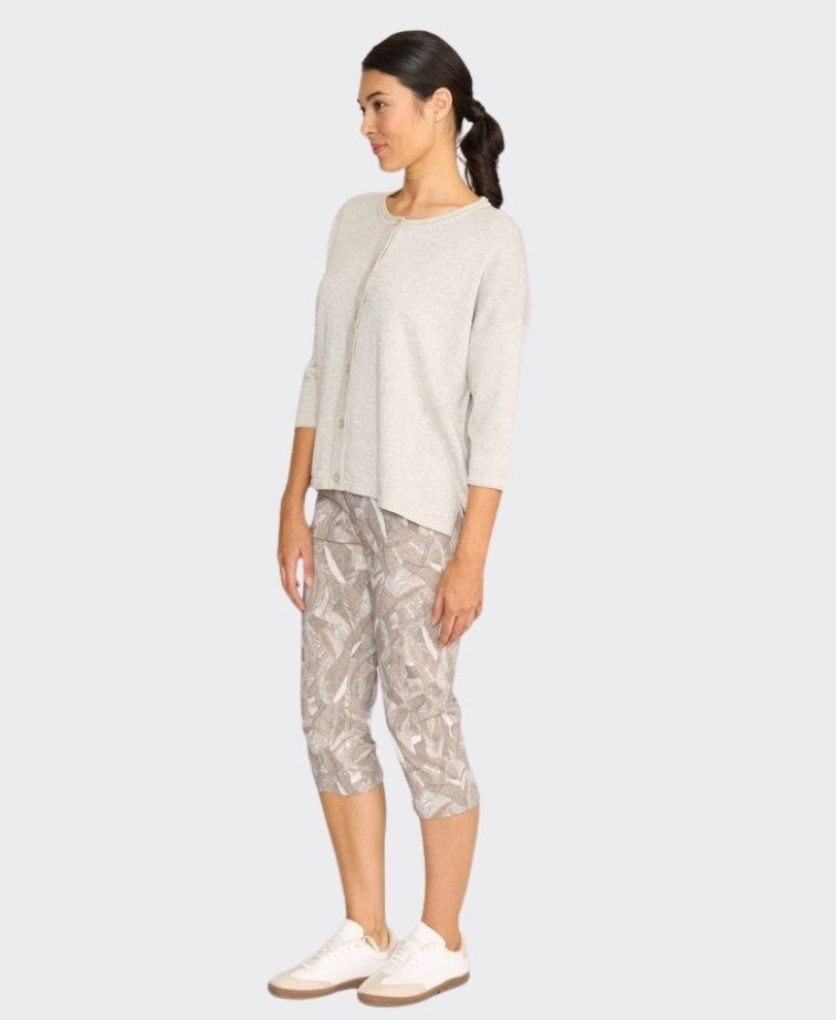 Foil Cardigan Relaxed - Oat