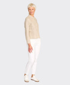 Foil Jacket Fringe Festival Linen - Stone