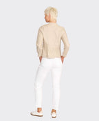 Foil Jacket Fringe Festival Linen - Stone