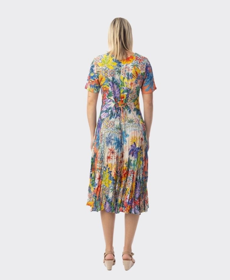 Orientique Dress Godet Aruba - Print
