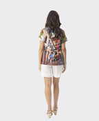 Orientique T-Shirt Basic Cut Crew - Tower Peach
