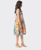 Orientique Dress Sleeveless Bubble Miramar - Print