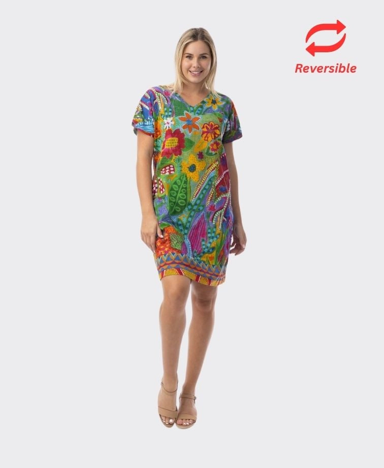 Orientique Dress Reversible S/S Ipanema - Print