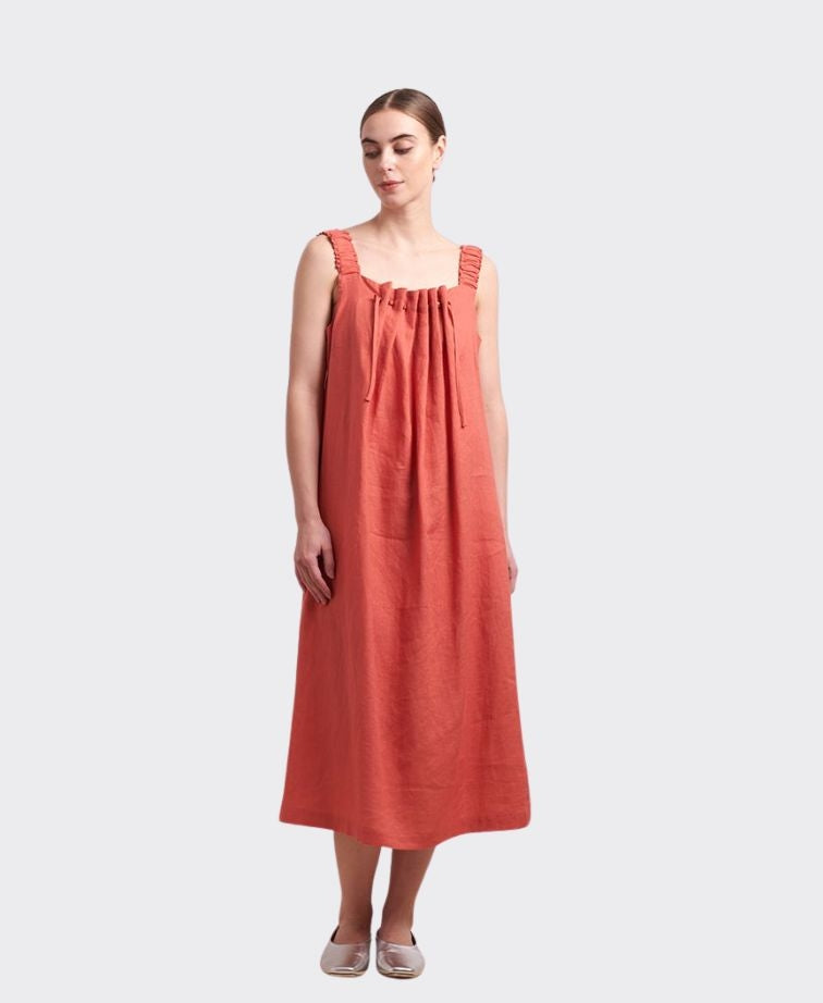 Neris Dress Thru & Thru - Paprika