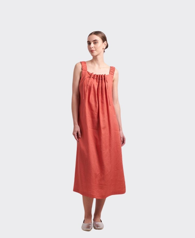 Neris Dress Thru & Thru - Paprika