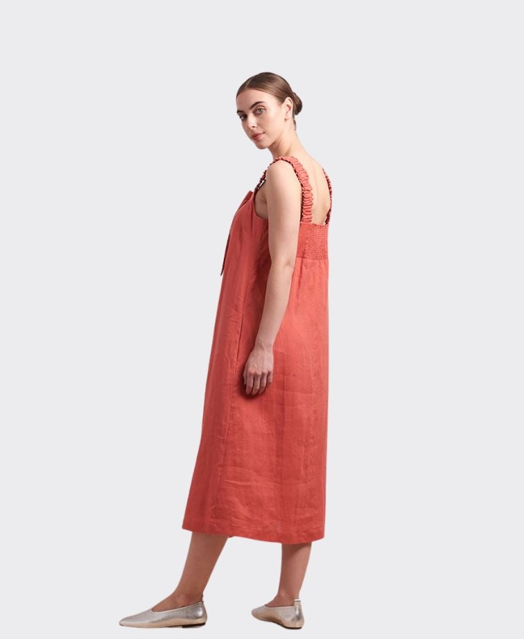 Neris Dress Thru & Thru - Paprika
