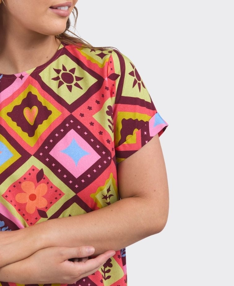 Elm Dress Rhode Geo - Rhode Geo Print