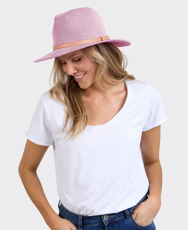 Elm Palm Hat - Pale Pink